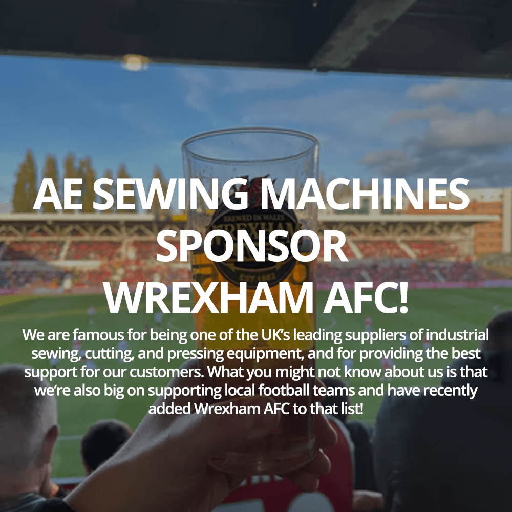 AE Sewing Machines sponsor Wrexham AFC! - AE Sewing Machines