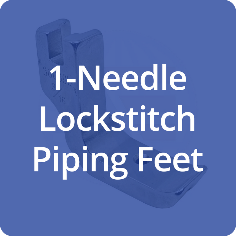 1-Needle Lockstitch Piping Feet