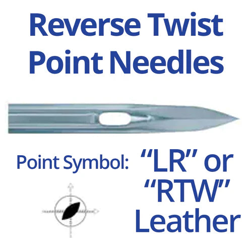 Schmetz 134-35LR Leather Point Industrial Sewing Machine Needles