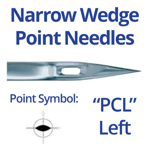 Schmetz 134PCL Left Wedge Point Industrial Sewing Machines Needles