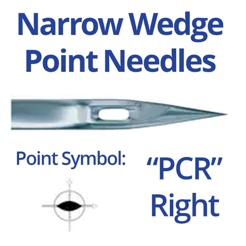 Schmetz 134PCR Right Wedge Point Industrial Sewing Machines Needles