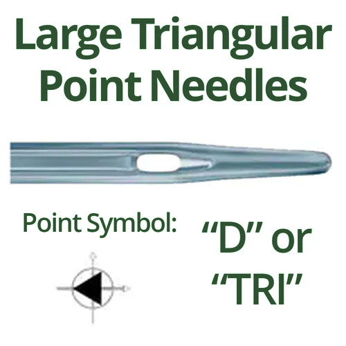 Groz Beckert 134-35D Triangular Point Industrial Sewing Machine Needle ...