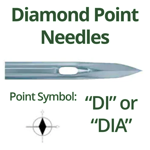 Groz Beckert 135x16DIA Diamond Point Industrial Sewing Machine Needles