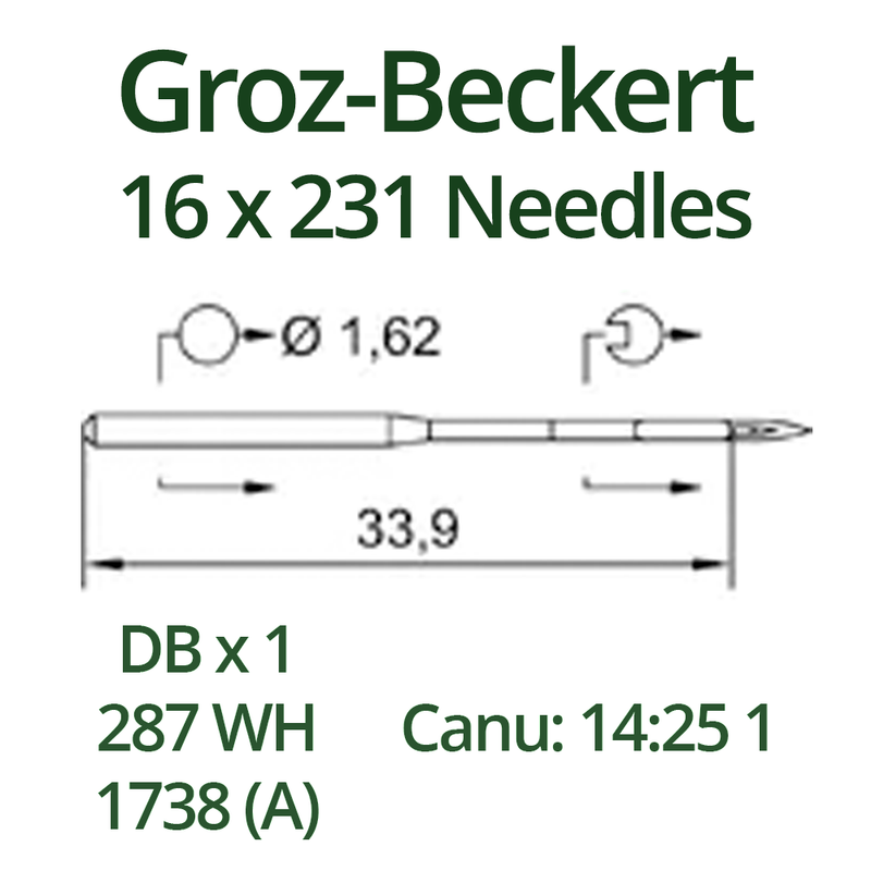 Groz Beckert 16x231 Needles