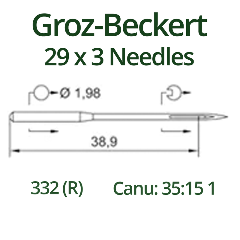 Groz Beckert 29x3 Needles