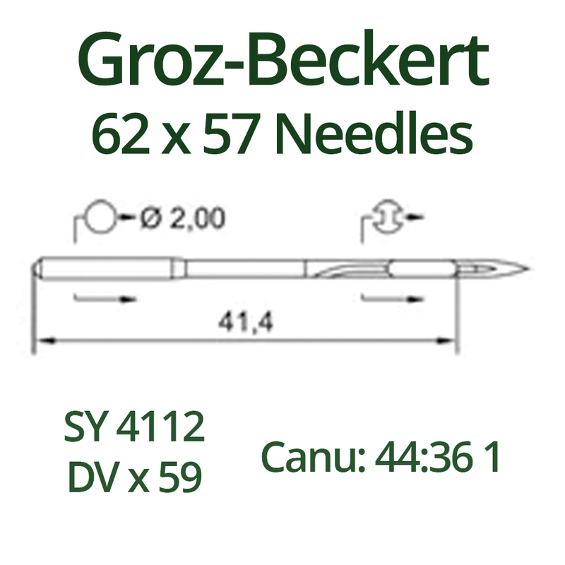 Groz Beckert 62x57 Needles