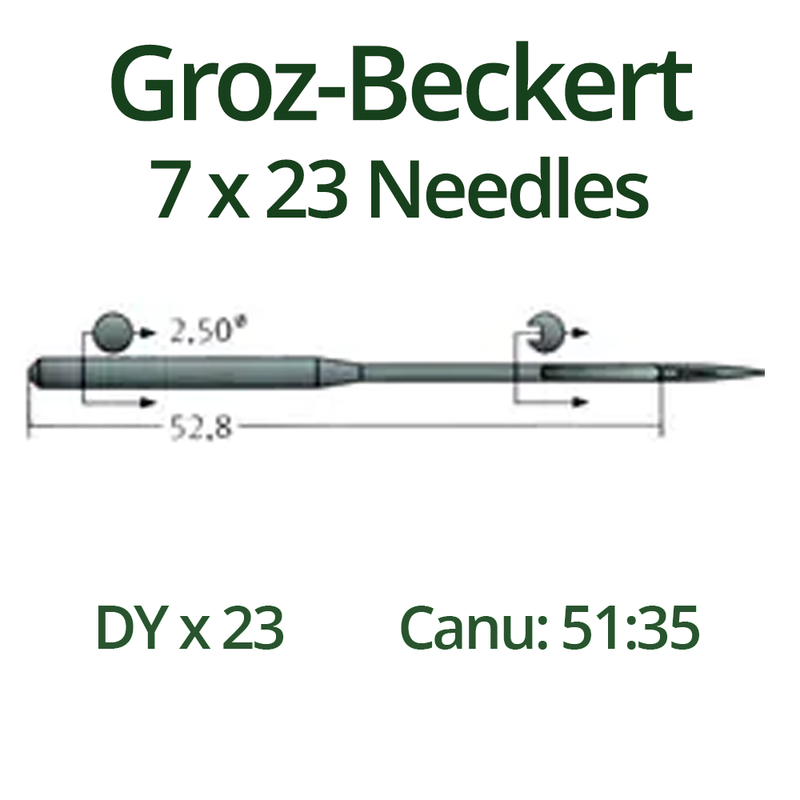 Groz Beckert 7x23 Needles