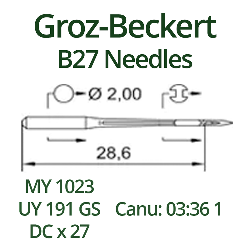 Groz Beckert B27 Needles