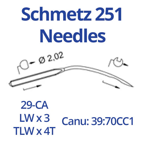 Schmetz 251 Industrial Sewing Machine Needles