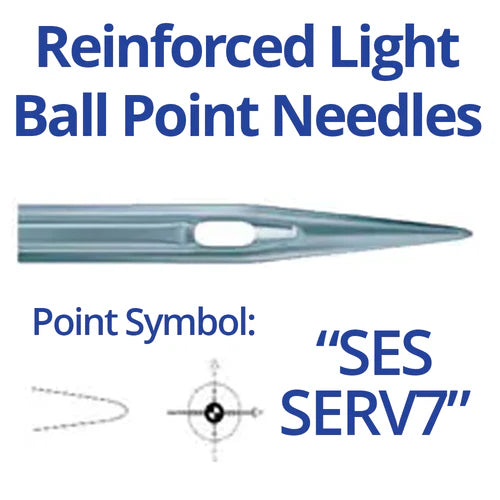 Schmetz UY128GASSESSERV7 Ball Point Industrial Sewing Machine Needles