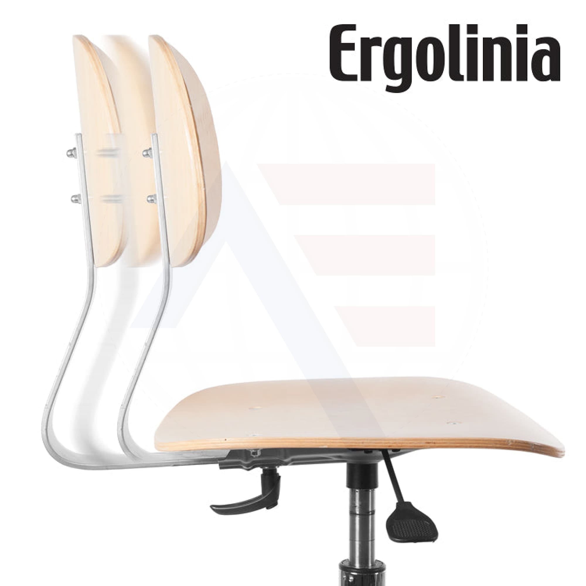 Ergolinia EVO4 Plywood Industrial Rotary Chair – AE Sewing Machines