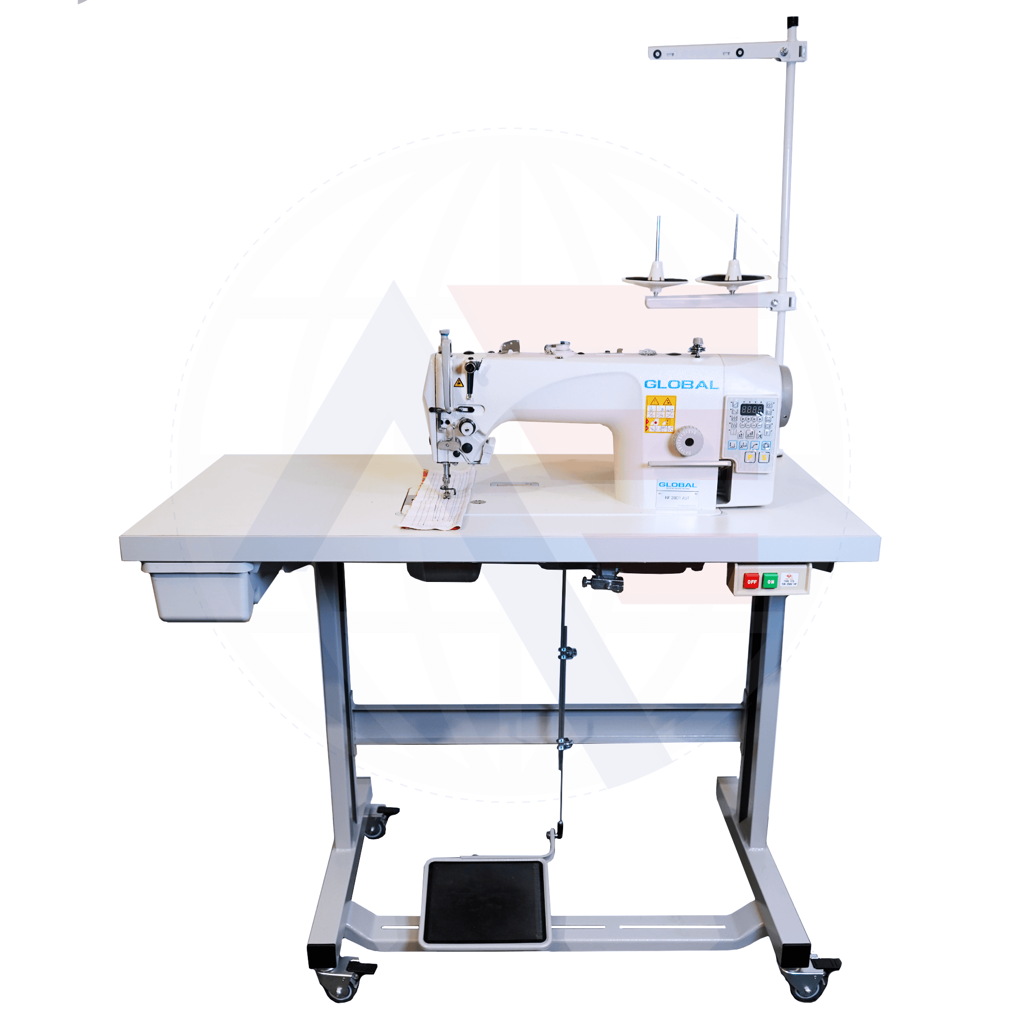 Ex-Demo - Global Nf 3901 Aut Needle-Feed Lockstitch Machine With Automatic Functions Sewing Machines