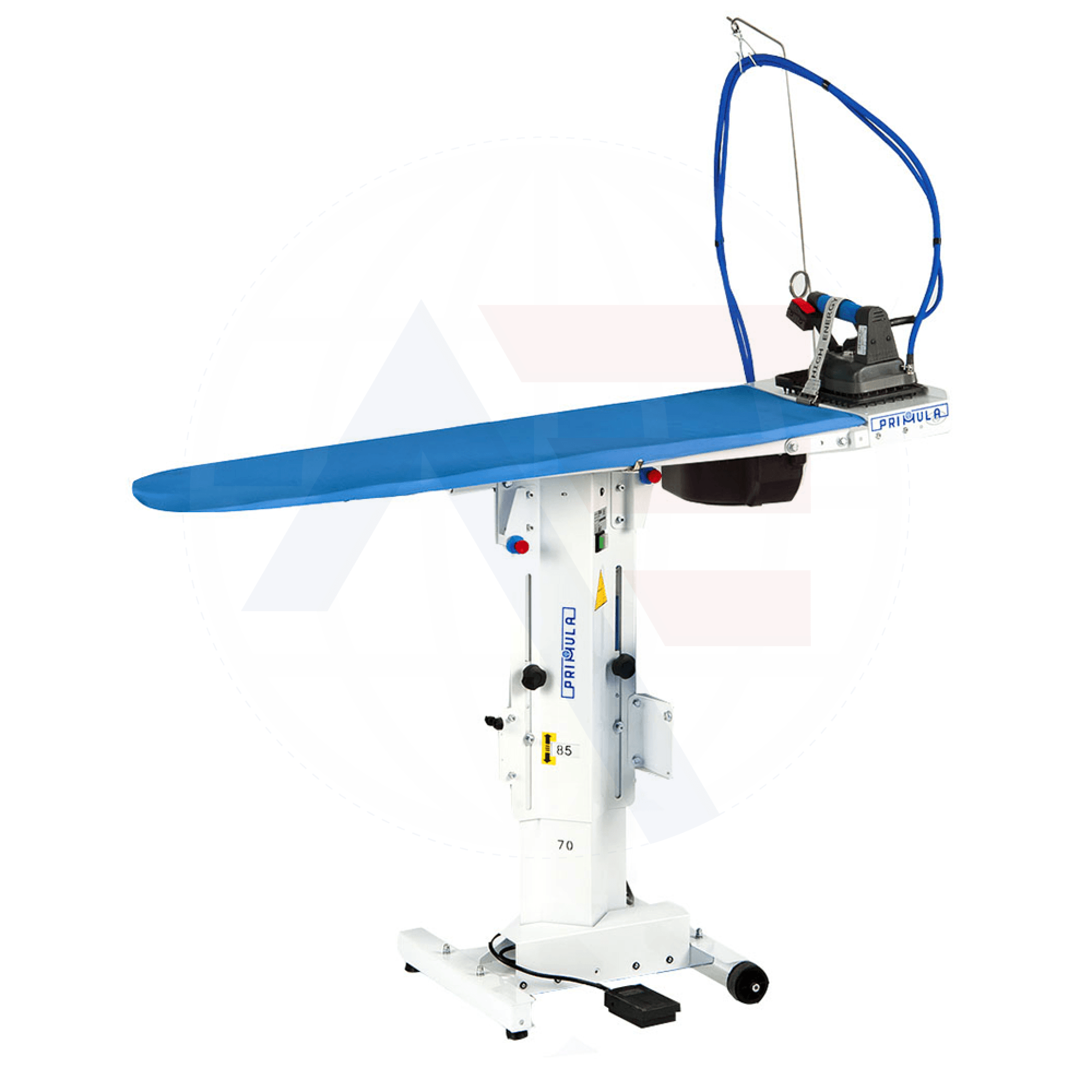 Primula Tv3811 Ironing Table With Heating Suction Blowing And Adjustable Height Pressing Equipment